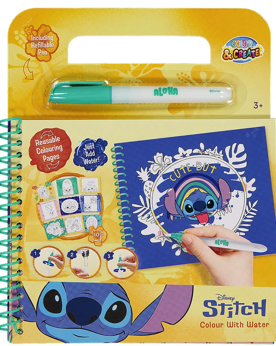 Album à colorier à l'eau - Multicolore