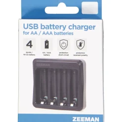 Chargeur batterie USB - Noir