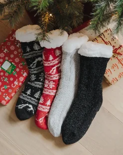 Chaussettes d'intérieur - Noir