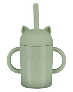 Gobelet avec paille - Vert