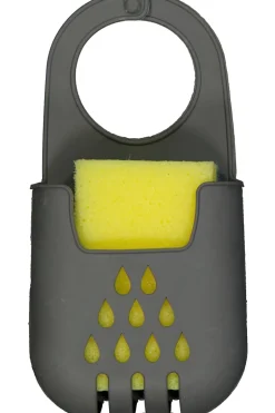 Porte-éponge avec éponge - Gris
